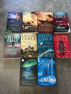 10 Colleen Coble Book Lot